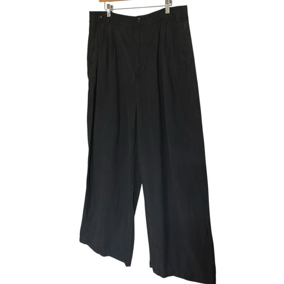 Madewell Harlow Black Wide-Leg Pant 16 Buisness Casual Soft - Picture 5 of 15